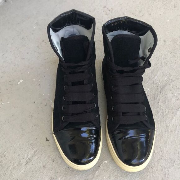 Lanvin Shoes - Lanvin high top sneakers